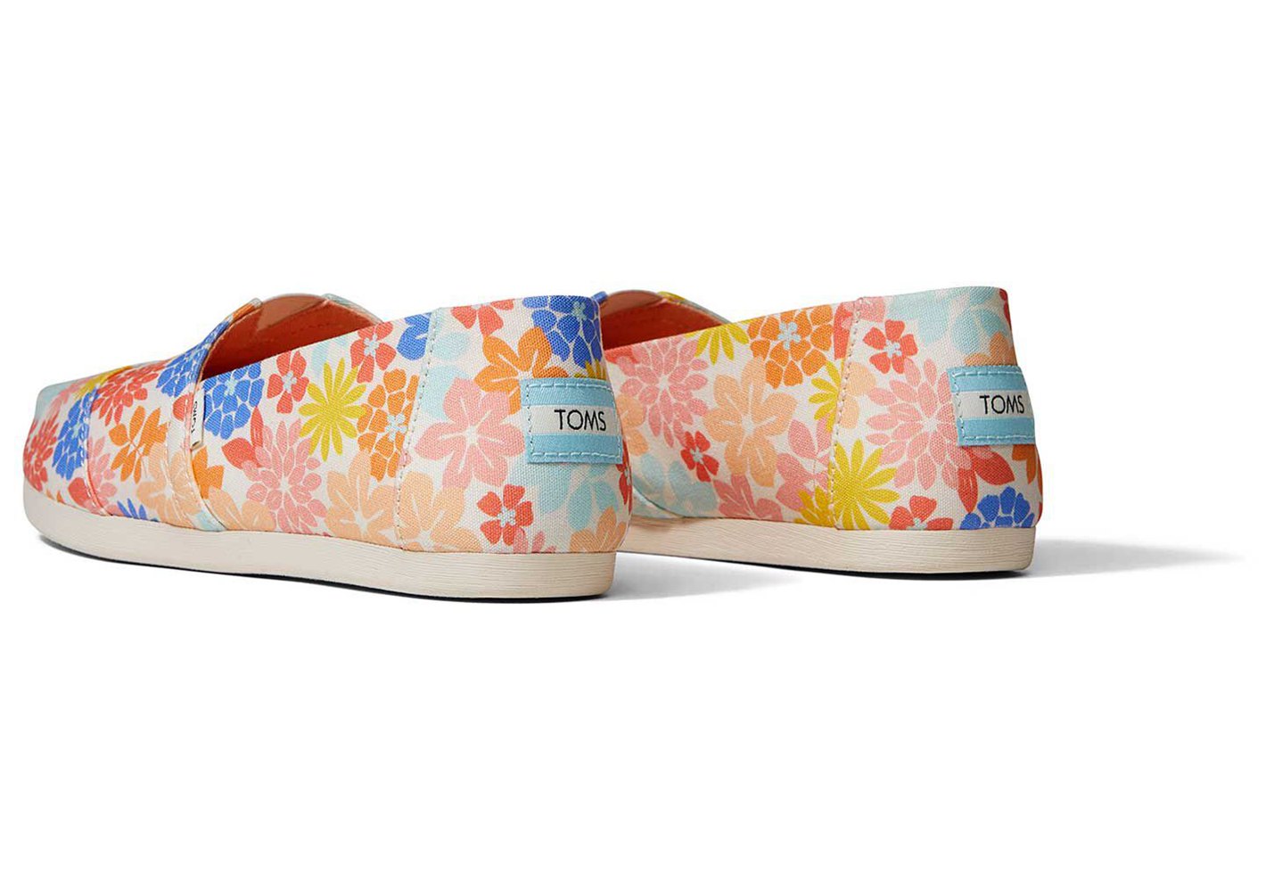 Toms Espadryle Damskie Beżowe - Alpargata Wildflowers - 79VOMRLKT